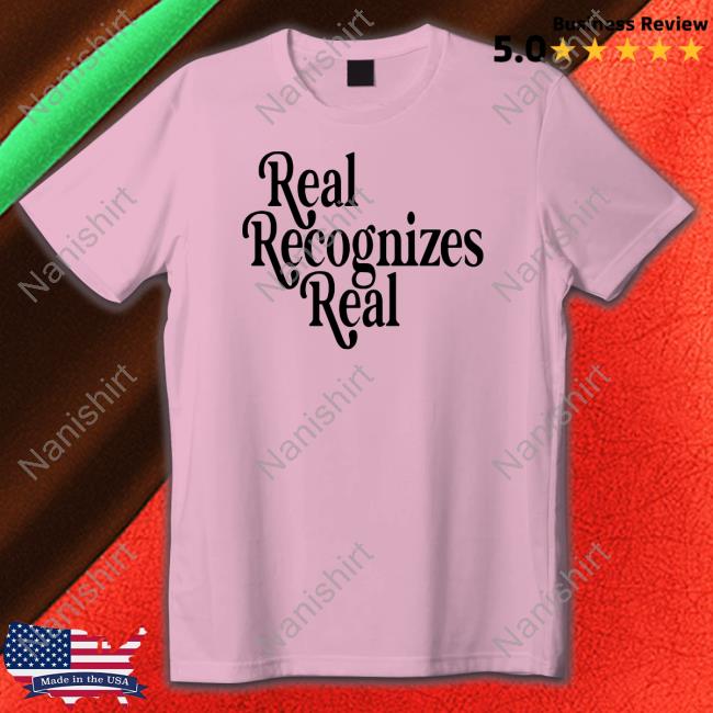 Giggly Squad Merch Real Recognizes Real White Long Sleeve Shirt Giggly Squad Merch Real Recognizes Real White Long Sleeve Shirt