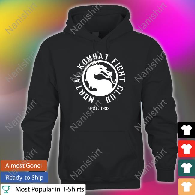 Mortal Kombat Fight Club Est 1992 Shirt Mortal Kombat Fight Club Est 1992 Shirt