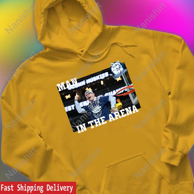 Official Dan Hurley Man In The Arena Tee Official Dan Hurley Man In The Arena Tee