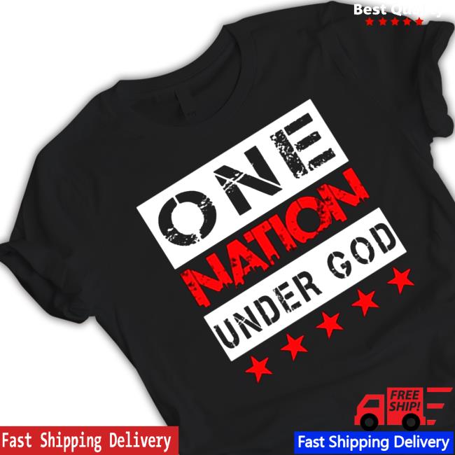 Official Officer Tatum Merch One Nation Under God Long Sleeve Tee Official Officer Tatum Merch One Nation Under God Long Sleeve Tee