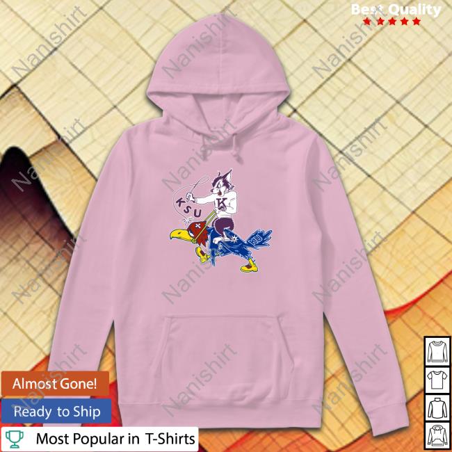 K-State Baseball Vintage K-State Wildcat vs K-U Jayhawk Tee K-State Baseball Vintage K-State Wildcat vs K-U Jayhawk Tee