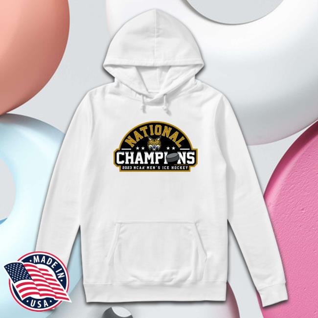 Official NCAA National Champions 2023 Quinnipiac Bobcats Men’s Ice Hockey Shirt