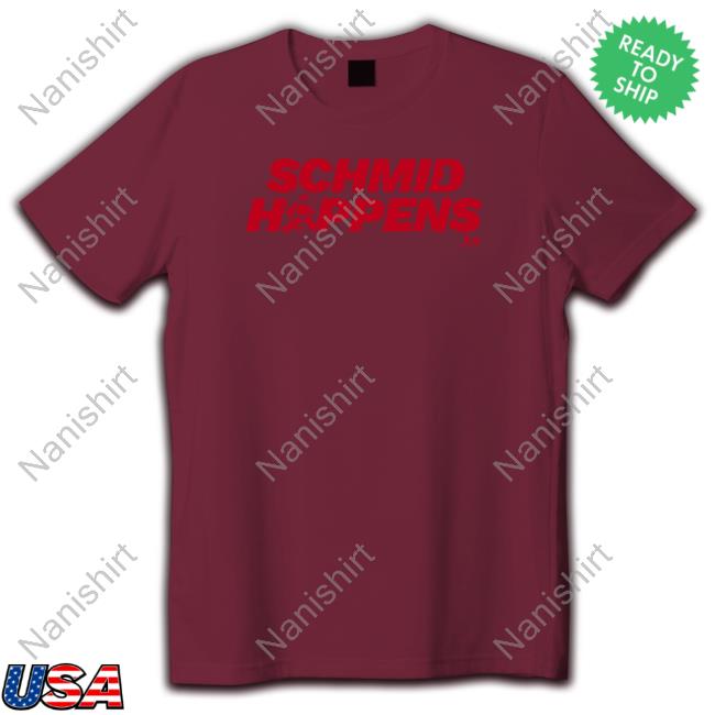 Official BreakingT Akira Schmid Happens Tee Shirt Official BreakingT Akira Schmid Happens Tee Shirt