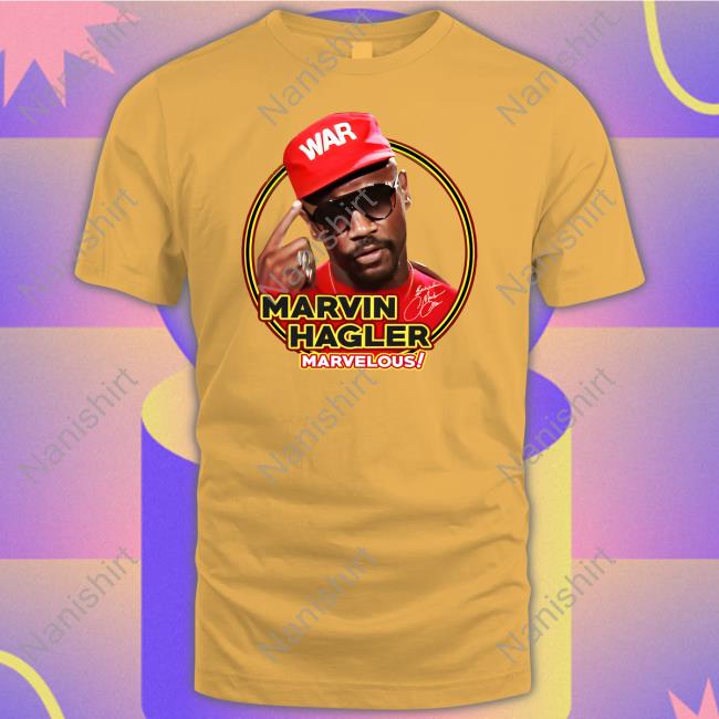Marvin Hagler Marvelous Shirt Marvin Hagler Marvelous Shirt
