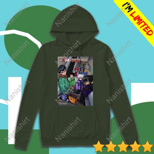 Official Yu Yu Hakusho X Hunterxhunter Tee Shirt Official Yu Yu Hakusho X Hunterxhunter Tee Shirt