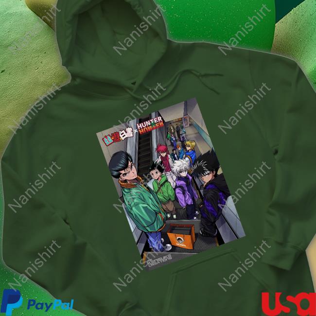 Official Yu Yu Hakusho X Hunterxhunter Tee Shirt Official Yu Yu Hakusho X Hunterxhunter Tee Shirt