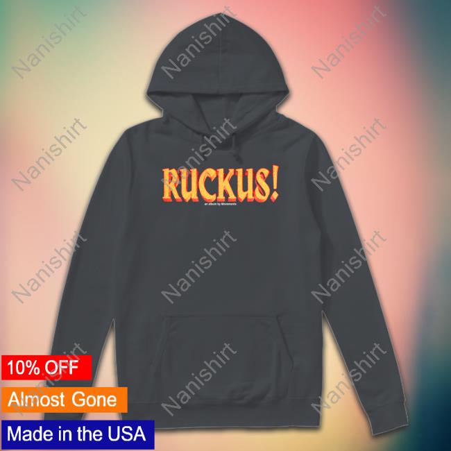 Official Ruckus Tracklist Crewneck Sweatshirt Official Ruckus Tracklist Crewneck Sweatshirt