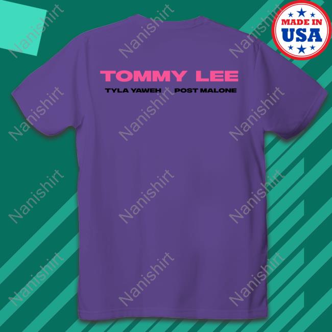 Official Post Malone Tommy Lee Cover Tee Official Post Malone Tommy Lee Cover Tee