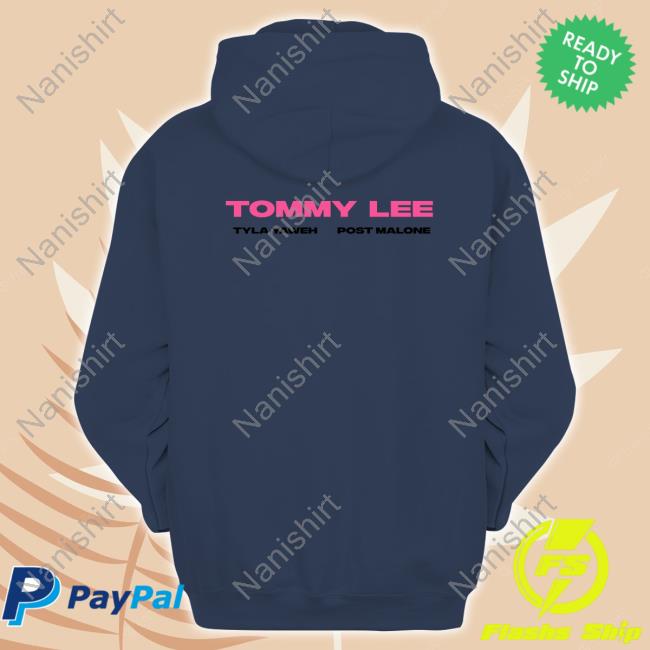 Official Post Malone Tommy Lee Cover Tee Official Post Malone Tommy Lee Cover Tee