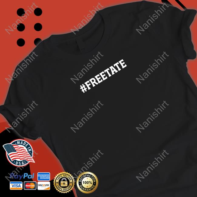 Top G Merch Free Tate Freetopg Long Sleeve Tee Top G Merch Free Tate Freetopg Long Sleeve Tee