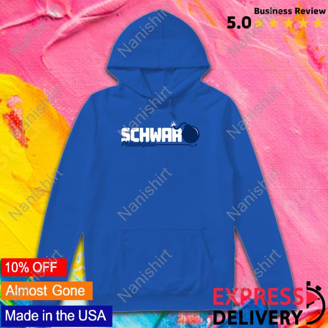 Official Kyle Schwarber Schwarbomb Logo Tee Shirt Official Kyle Schwarber Schwarbomb Logo Tee Shirt