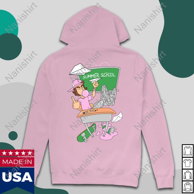 Official Baylen Levine Merch Summer School Black T Shirt Official Baylen Levine Merch Summer School Black T Shirt