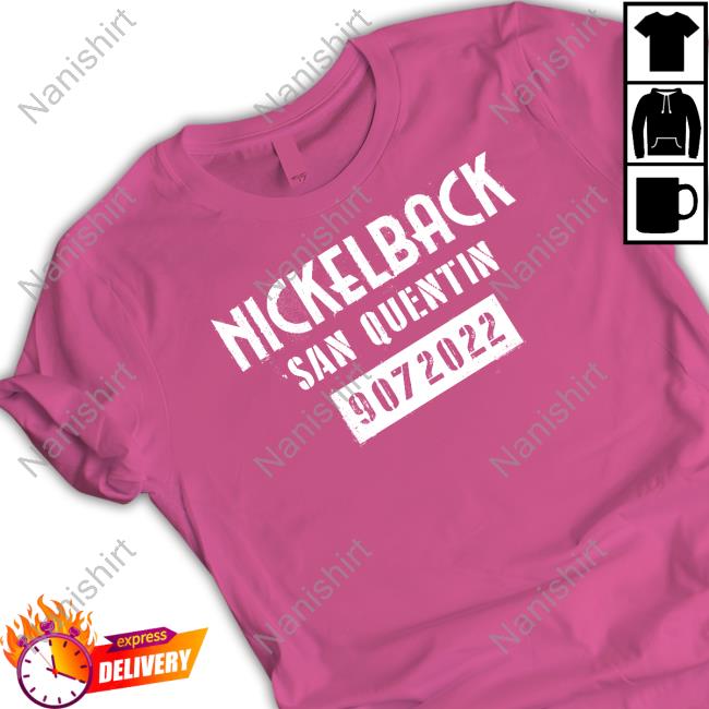 Nickelback San Quentin Single Black T Shirt Nickelback San Quentin Single Black T Shirt