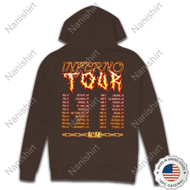 Freddie Dredd 2023 Heatwave Tour Crewneck Sweatshirt Freddie Dredd 2023 Heatwave Tour Crewneck Sweatshirt