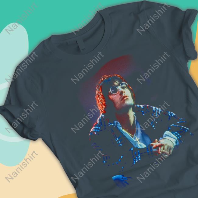 Jay ENHYPEN Wearing Liam Gallagher At Maine Road Stadium Manchester T-Shirt  - Nanishirt