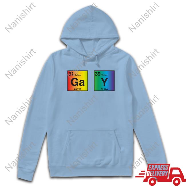 Periodic Table Elements LGBT Gallium Yttrium GAY Shirt Periodic Table Elements LGBT Gallium Yttrium GAY Shirt