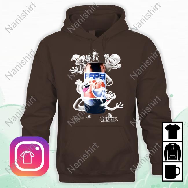 Pepsi Casper The Friendly Ghost Crewneck Sweatshirt Pepsi Casper The Friendly Ghost Crewneck Sweatshirt