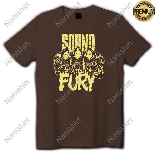 Brain Dead X Spoiler Sound & Fury  T-Shirt Yellow Brain Dead X Spoiler Sound & Fury  T-Shirt Yellow