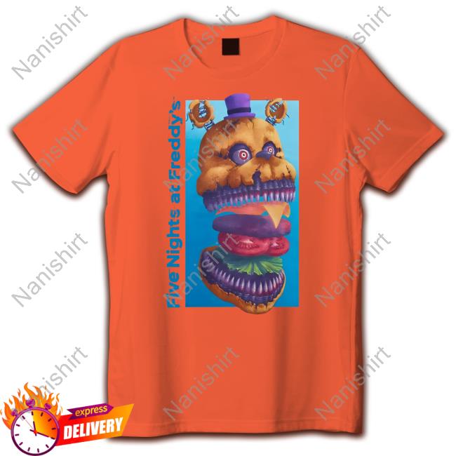 Hottopic Burger Nightmare Fredbear Five Nights At Freddy's Midnight Snack  Shirt, hoodie, sweater and long sleeve