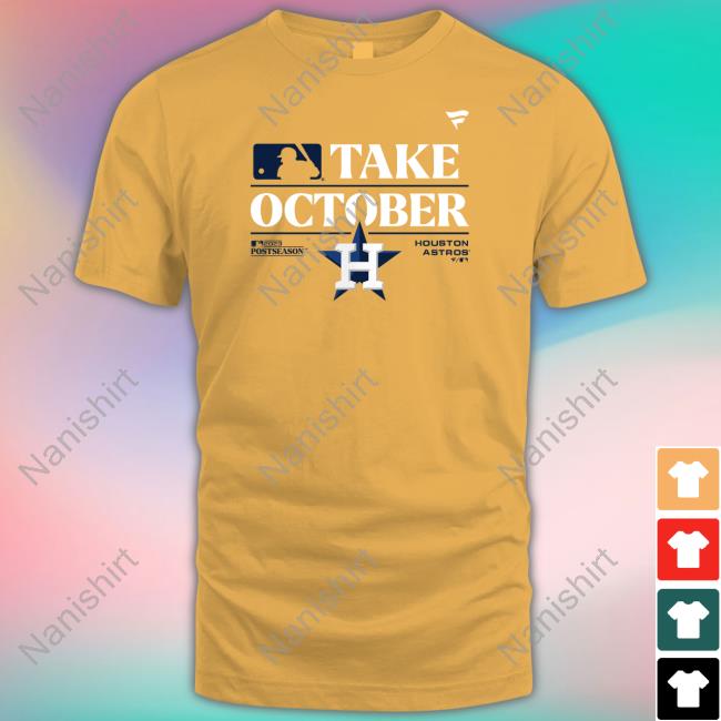 Houston Astros Fanatics Branded Orange 2023 Postseason Locker Room T-Shirt,  hoodie, longsleeve, sweatshirt, v-neck tee