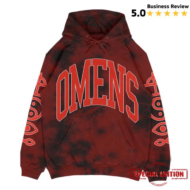 Official Bad Omens Merch Dye Varsity Sweatshirt Official Bad Omens Merch Dye Varsity Sweatshirt