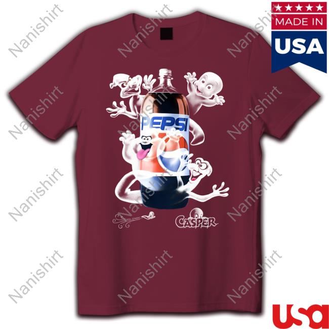 Pepsi Casper The Friendly Ghost Crewneck Sweatshirt Pepsi Casper The Friendly Ghost Crewneck Sweatshirt