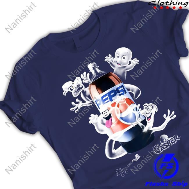 Pepsi Casper The Friendly Ghost Crewneck Sweatshirt Pepsi Casper The Friendly Ghost Crewneck Sweatshirt