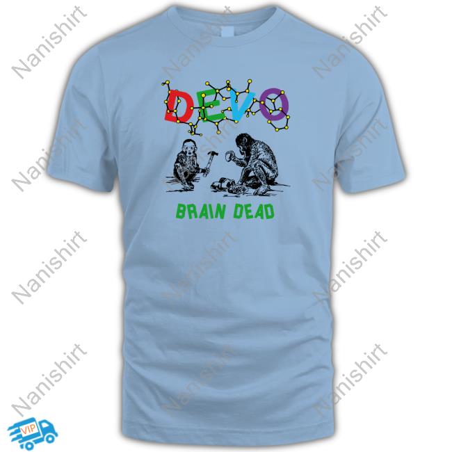 Official Brain Dead X Devo Booji Dna Shirt - Nanishirt