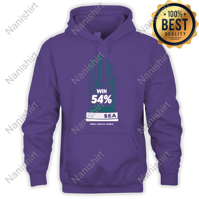 Official Simply Seattle Merch Win 54% Tee Shirt Official Simply Seattle Merch Win 54% Tee Shirt