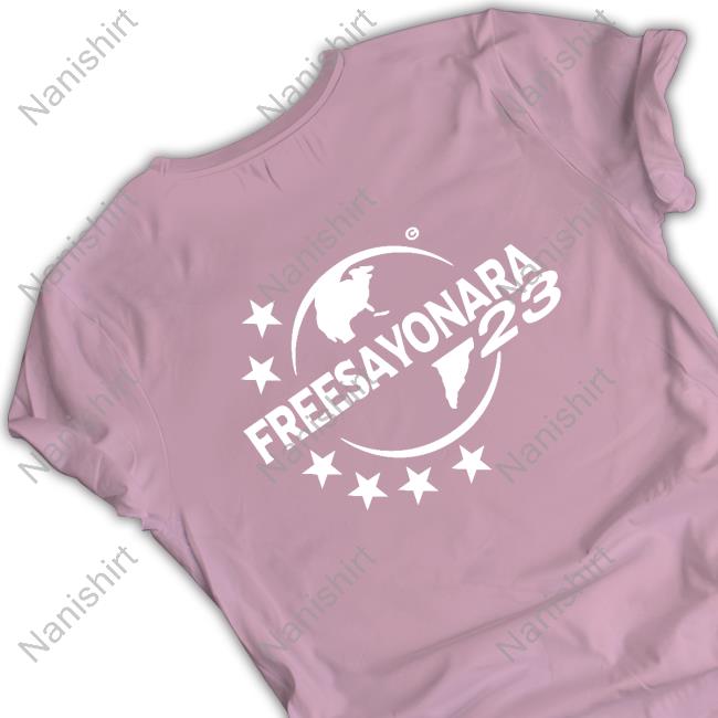 Andromeda Merch Álvaro Díaz #Freesayonara 23 Shirt Andromeda Merch Álvaro Díaz #Freesayonara 23 Shirt