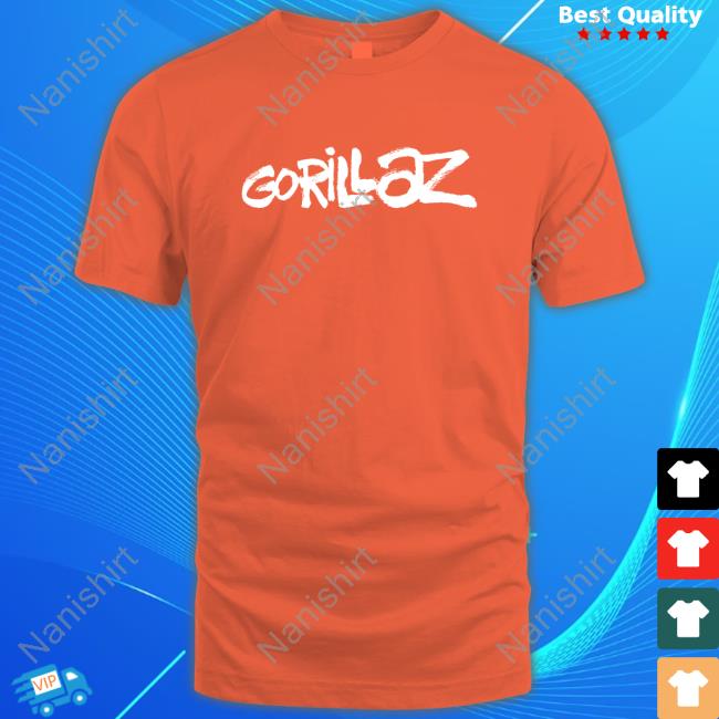 Gorillaz Graffiti Logo T Shirt Gorillaz Graffiti Logo T Shirt