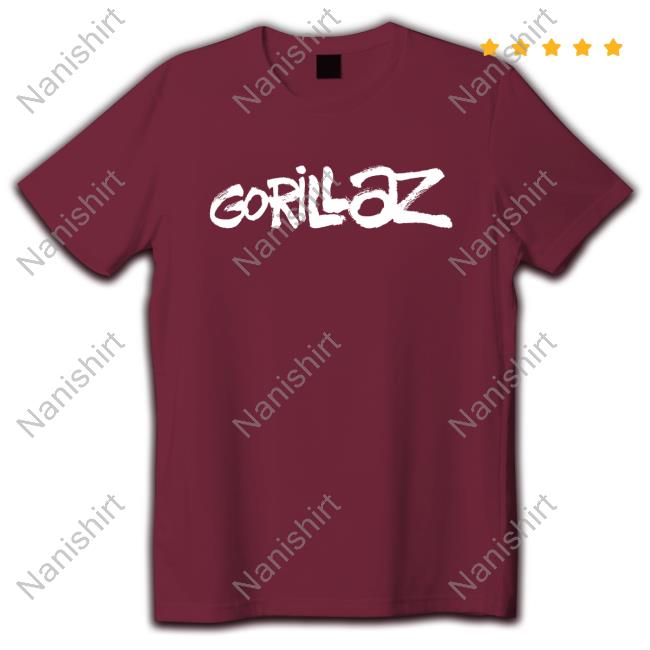 Gorillaz Graffiti Logo T Shirt Gorillaz Graffiti Logo T Shirt