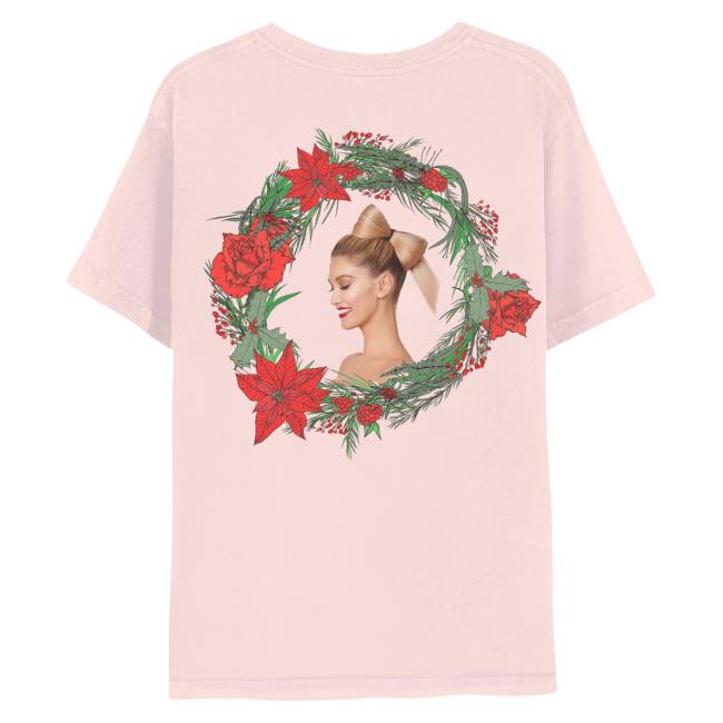 Official Merch Bar Delta Goodrem Only Santa Knows T Shirt Light Pink MerchBar Official Merch Bar Delta Goodrem Only Santa Knows T Shirt Light Pink MerchBar