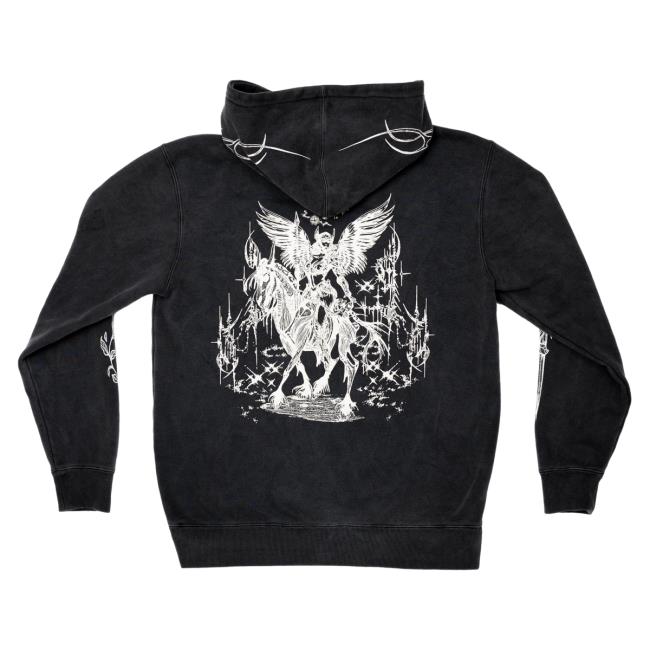 Valkyrae Merch Vintage Dagger Pullover Hoodie Valkyrae Merch Vintage Dagger Pullover Hoodie