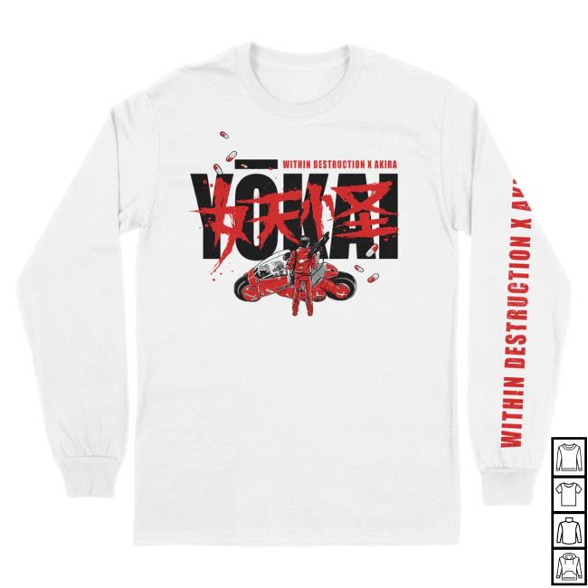 Official Indie Merch Store Within Destruction Akira Long Sleeve Tee Shirt IndieMerchStore Official Indie Merch Store Within Destruction Akira Long Sleeve Tee Shirt IndieMerchStore