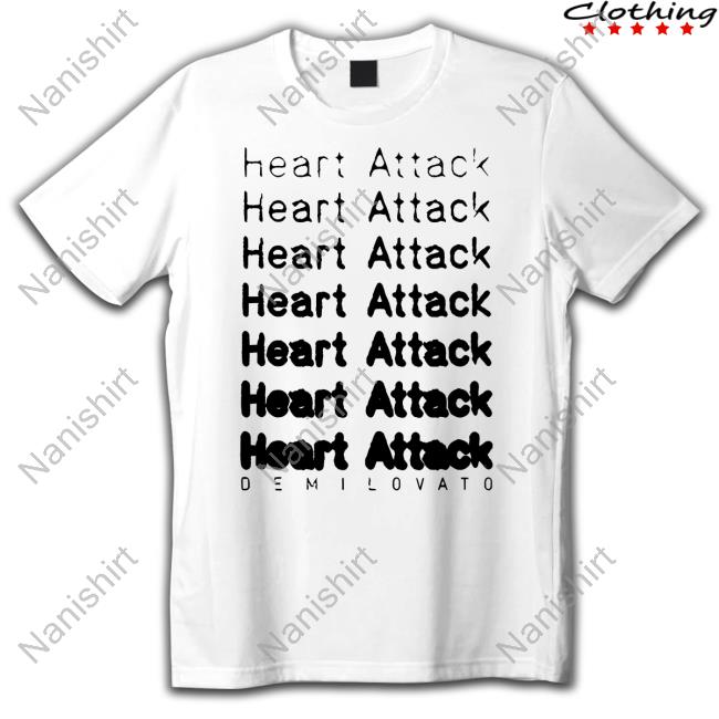 Demi Lovato Merch Heart Attack Anniversary Long Sleeved T Shirt