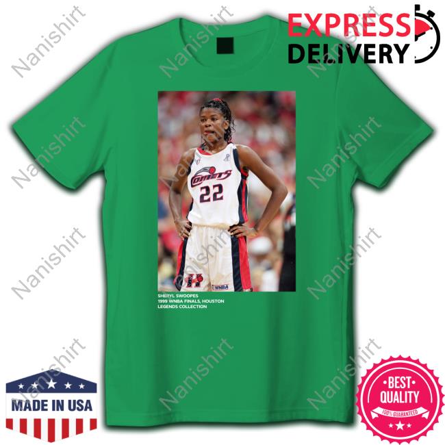 Dawn Staley Sheryl Swoopes 1999 Wnba Finals Houston Legends Collection Shirt