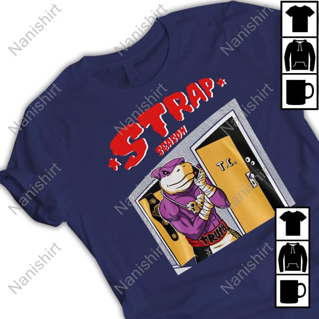Official Strap Season 3.0 Danger Swim At Your Own Risk T Shirt