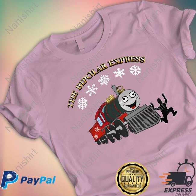 The Bipolar Express Christmas Sweatshirt Goodshirts The Bipolar Express Christmas Sweater