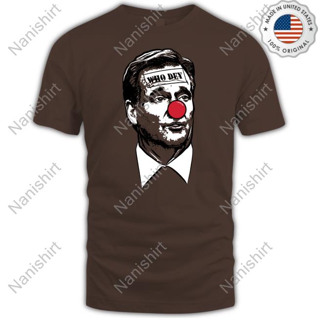 Official Who Dey Cin Clown Shirt