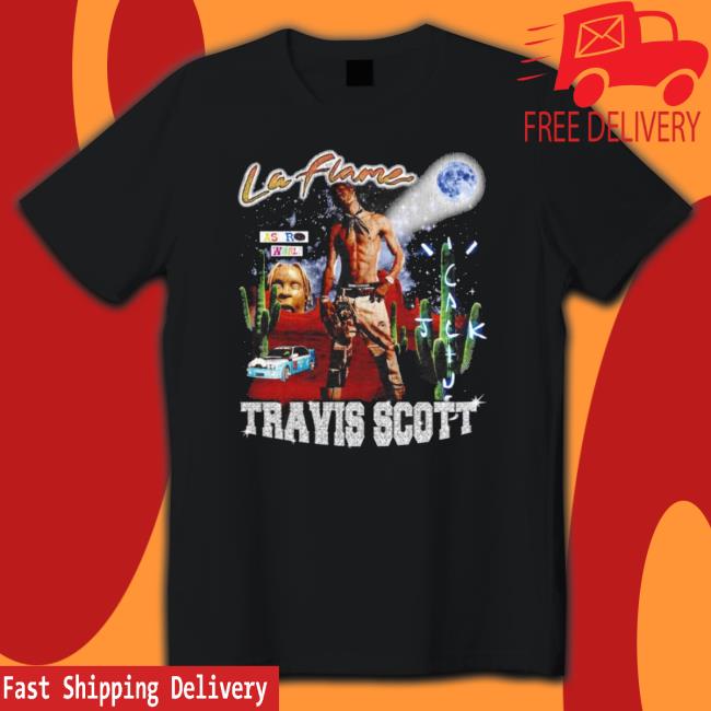 La Flame Travis Scott t- shirt