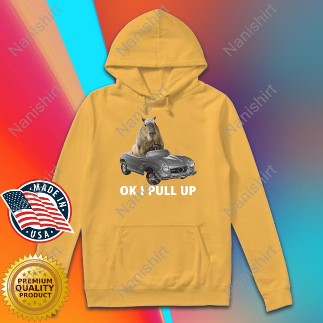 Capybara Man Capy Car Crewneck Sweatshirt Ok I Pull Up Capybara Man Capy Car Crewneck Sweatshirt Ok I Pull Up