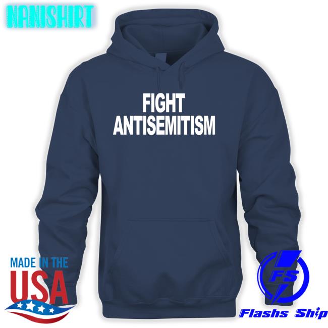 Fight Antisemitism Tank Fight Antisemitism Hooded Sweatshirt Brooklyn Nets