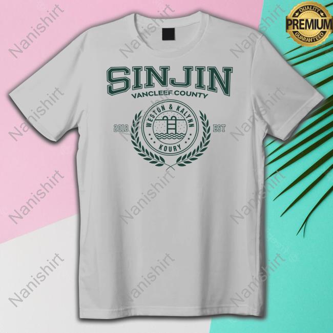 Sinjin Drowning Merch Sinjin Vancleef County Weston & Kalynn Koury 2018 Est Sweatshirts