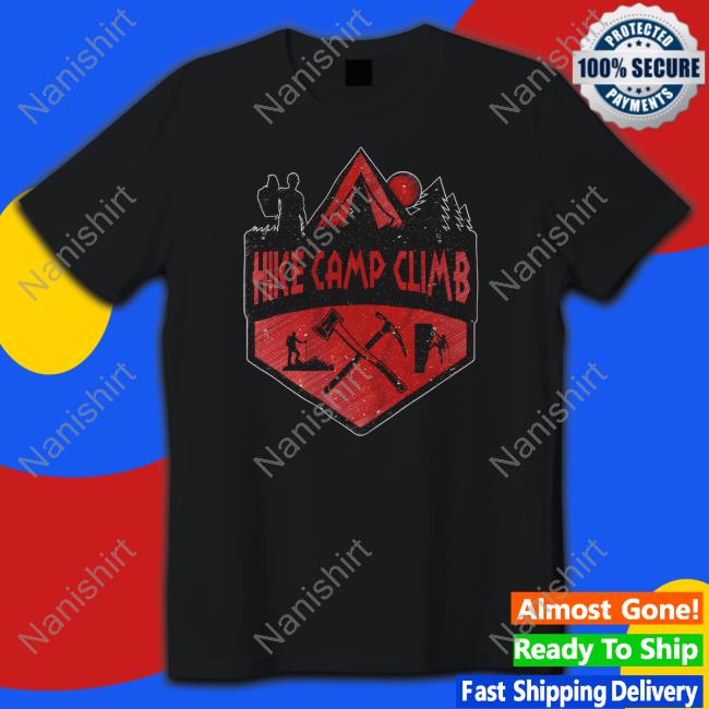 Hike Camp Climb Merch Hike Camp Climb Sweatshirt Bunkerbranding