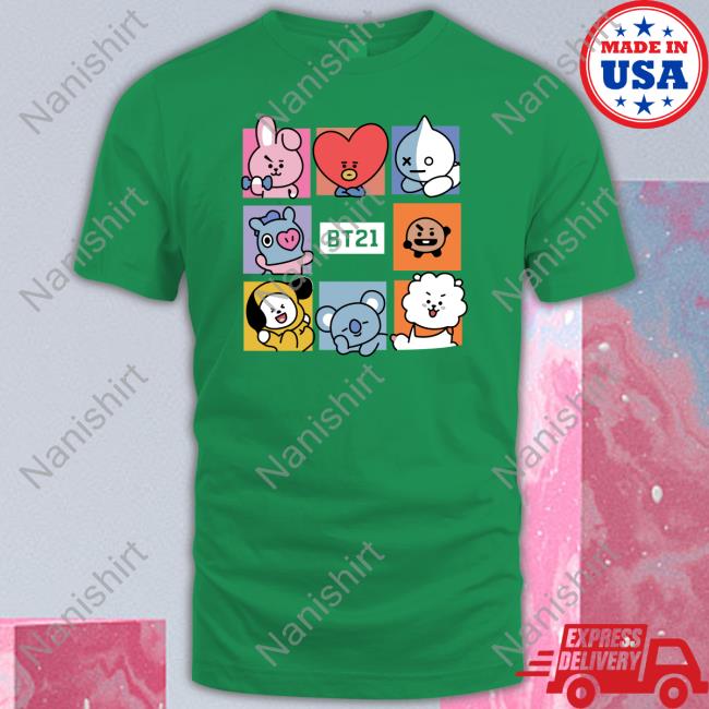 BT21 T-Shirt Ajh Shop Merch BT21 Tee Shirts Space Jj Namedillegirl