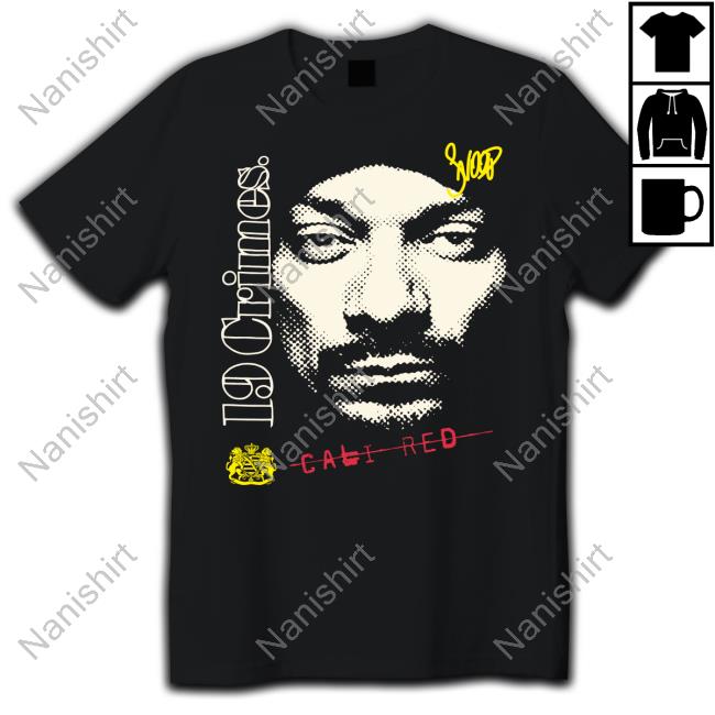 Snoop 19 Crimes Tee Shirt Snoop Dogg