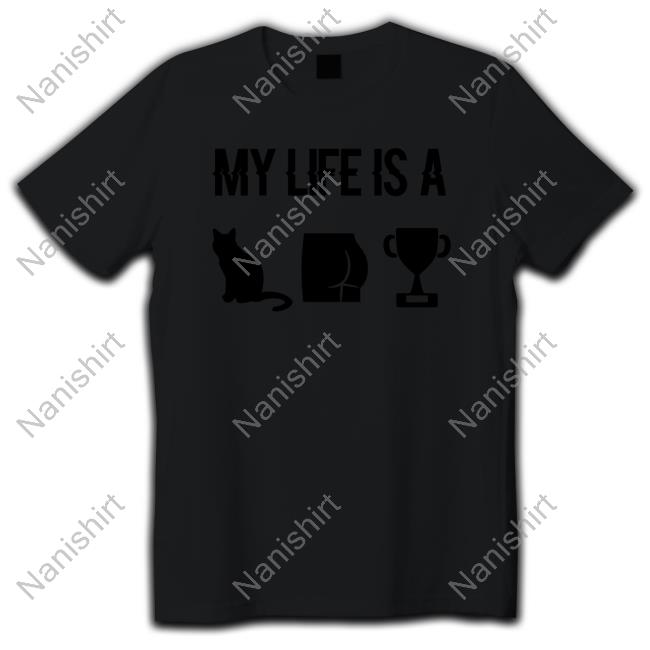 My Life Is A Cat Ass Cup Sweatshirt PB DustBunny