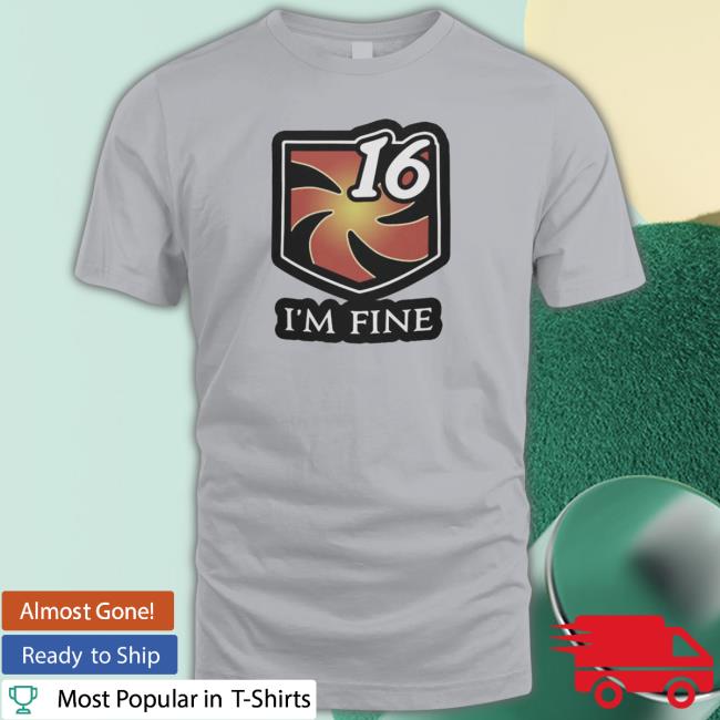 I’m fine 16 Hooded Sweatshirt