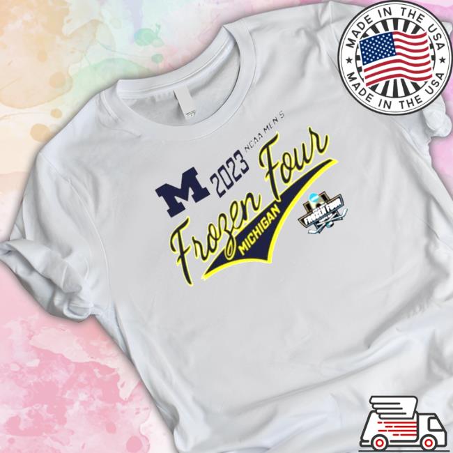 Official Champion university of Michigan hockey 2023 ncaa frozen four Shirt